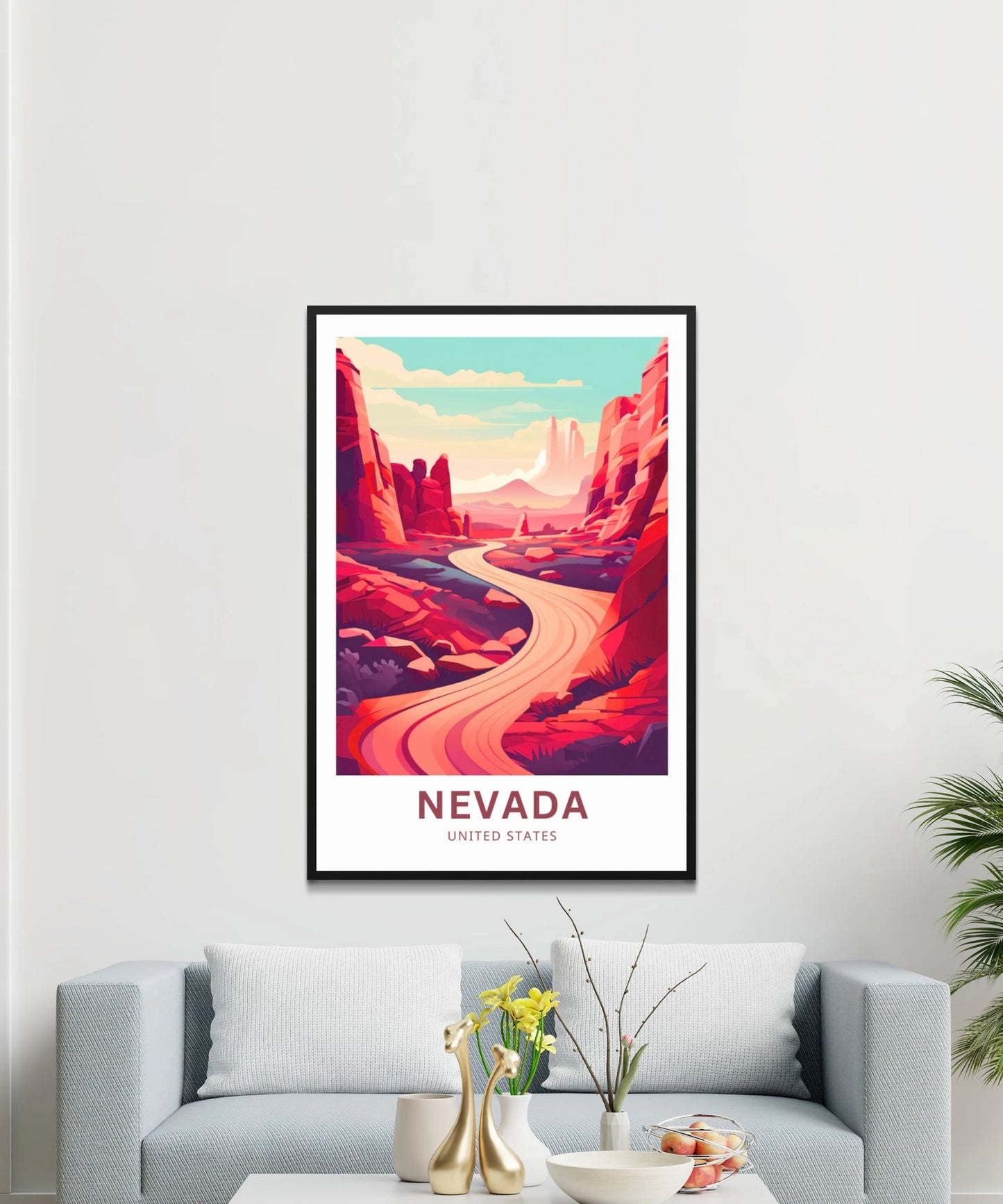 Nevada Travel Poster