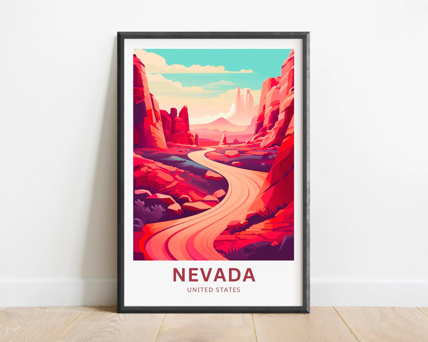 Nevada Travel Poster