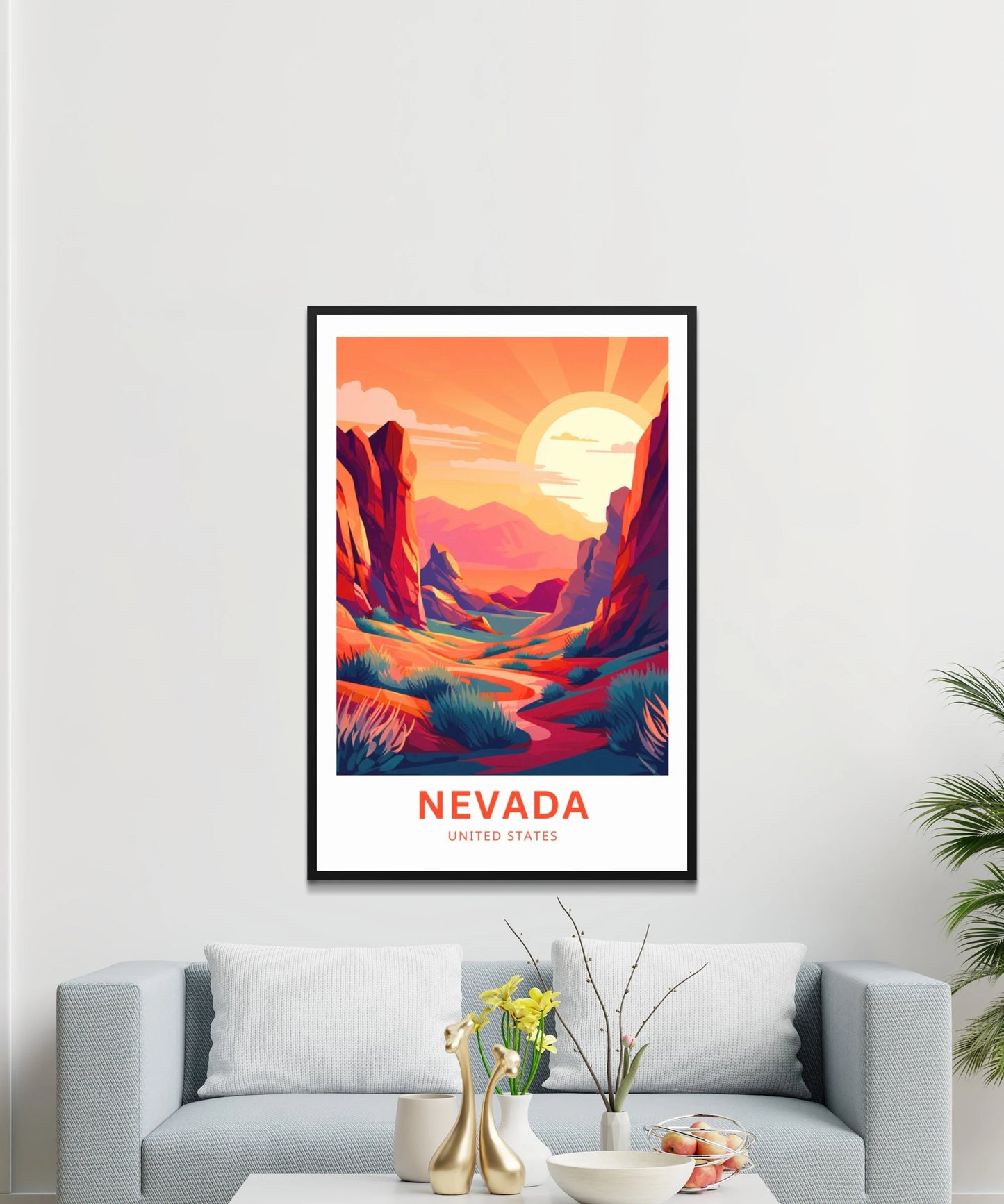 Nevada Travel Poster