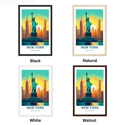 New York Travel Poster