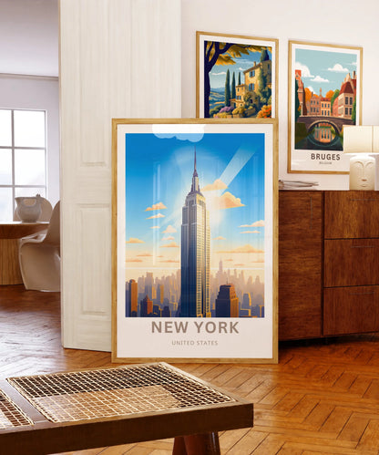 New York Travel Poster