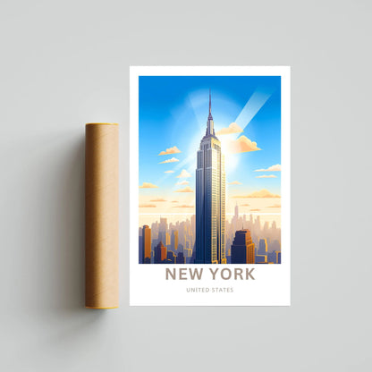 New York Travel Poster