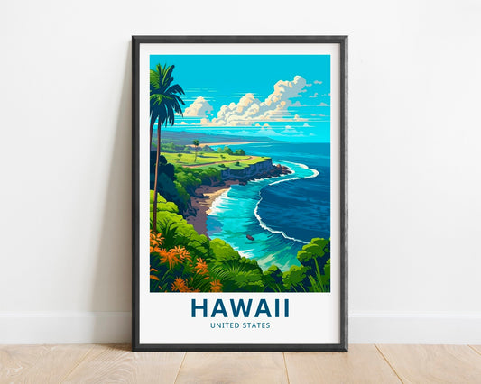 Hawaii Travel Poster