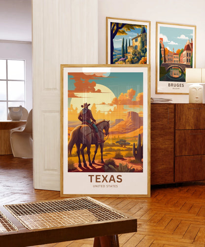 Texas Travel Poster