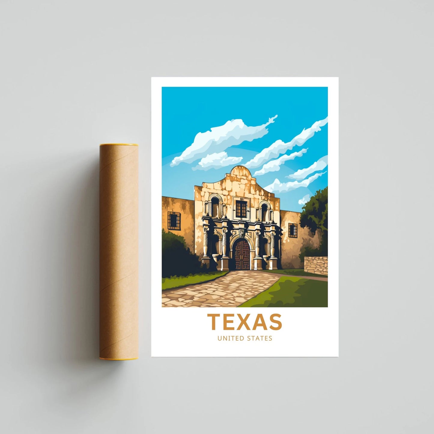 Texas Travel Poster