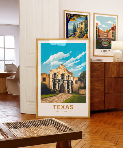 Texas Travel Poster