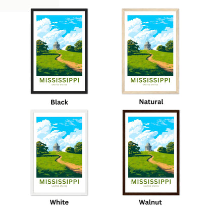 Mississippi Travel Poster