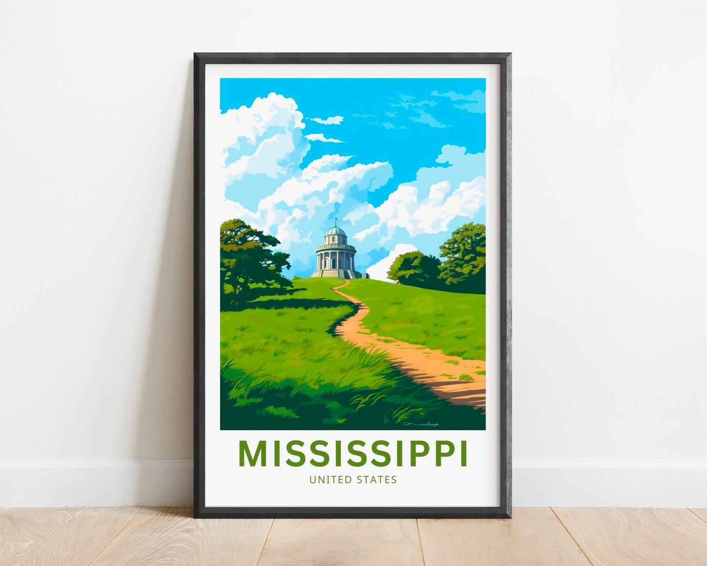 Mississippi Travel Poster