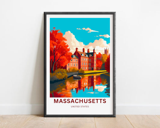 Massachusetts Travel Poster