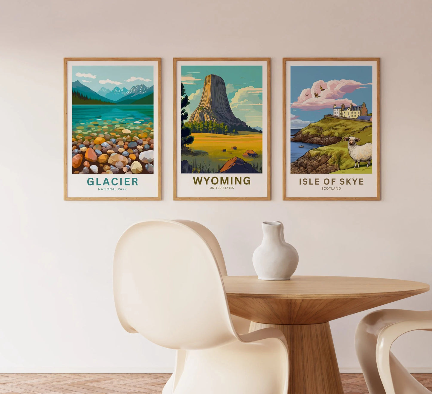 Wyoming Travel Poster