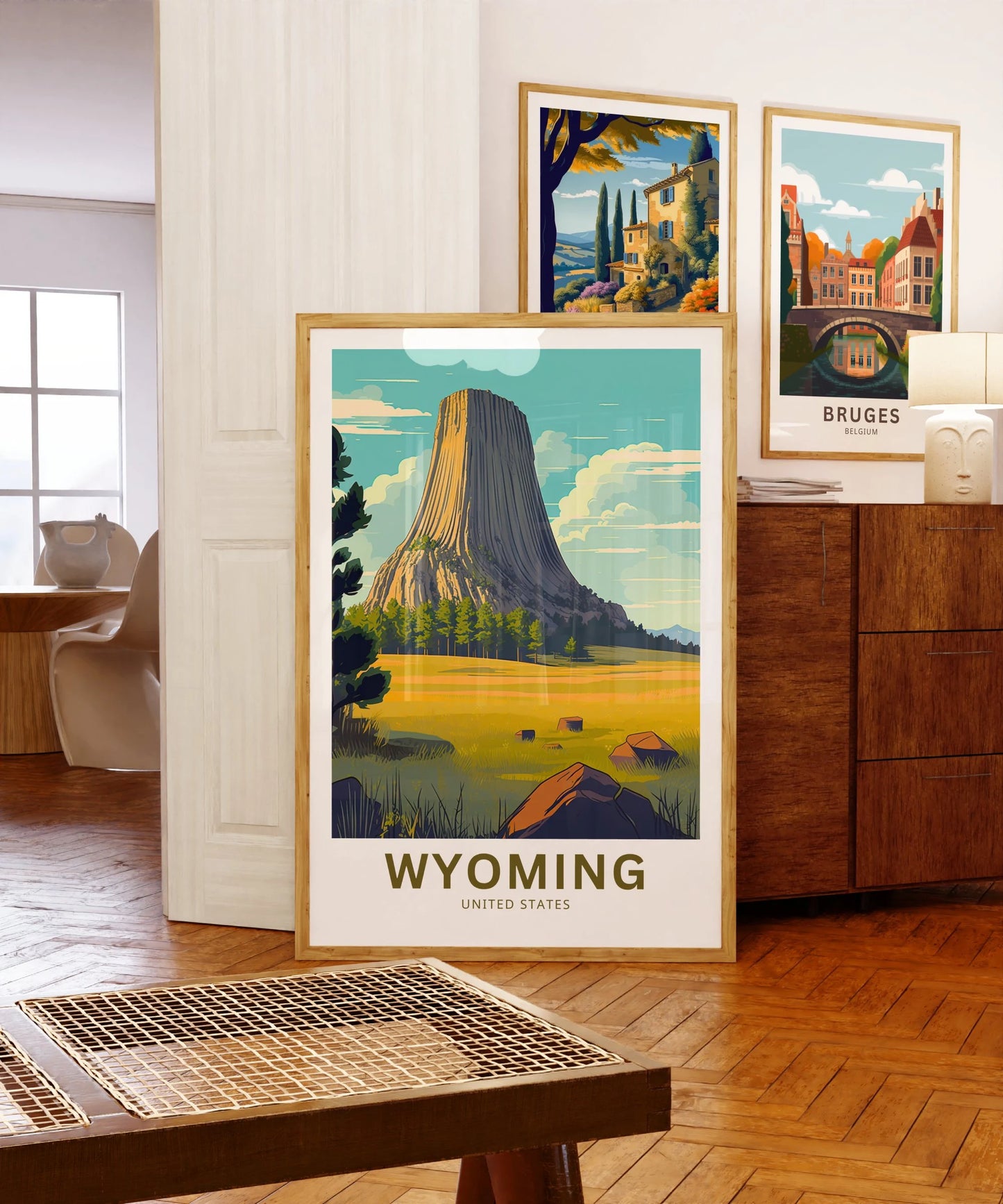 Wyoming Travel Poster