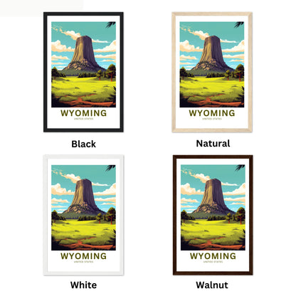 Wyoming Travel Poster