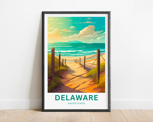 Delaware Travel Poster