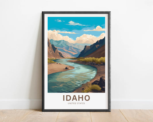Idaho Travel Poster