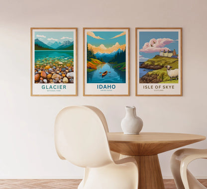 Idaho Travel Poster