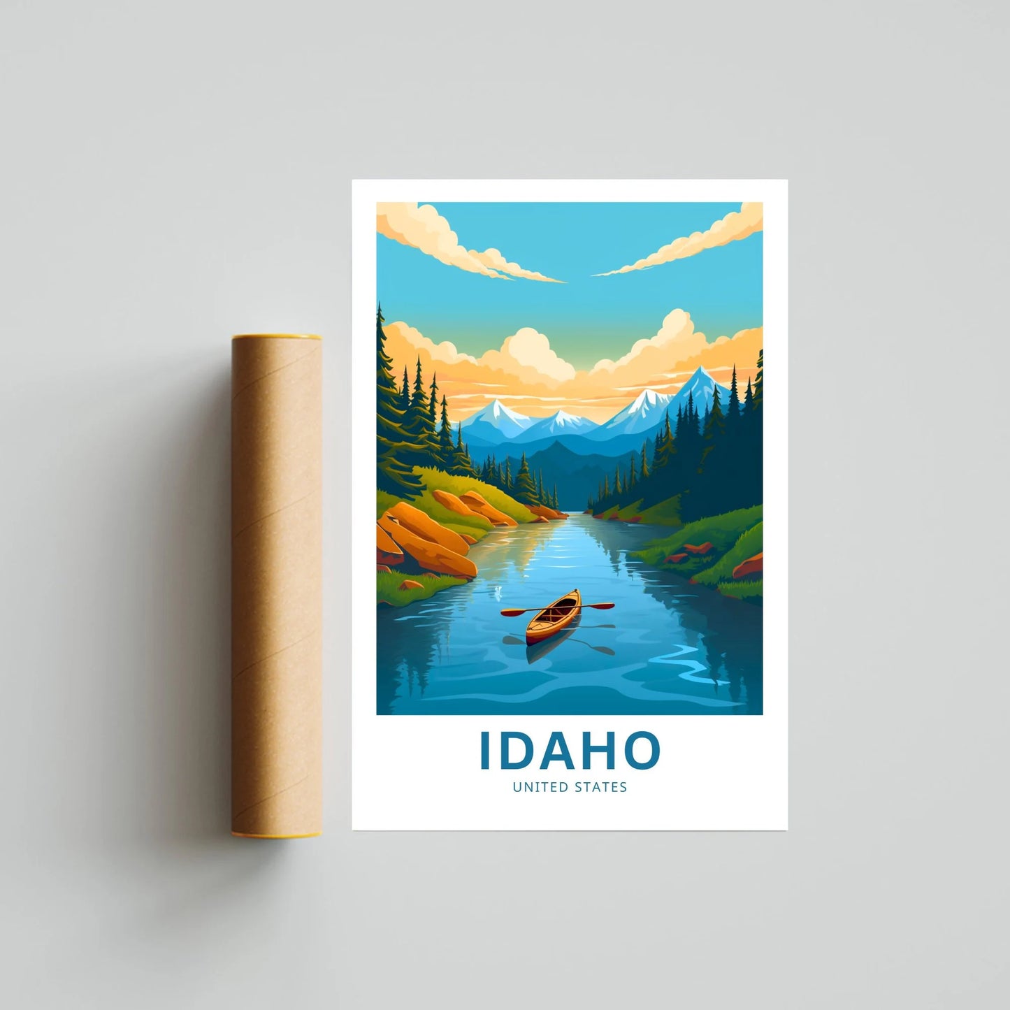 Idaho Travel Poster