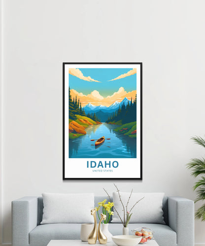 Idaho Travel Poster