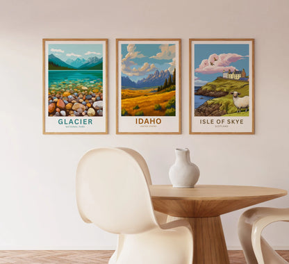 Idaho Travel Poster