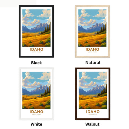 Idaho Travel Poster