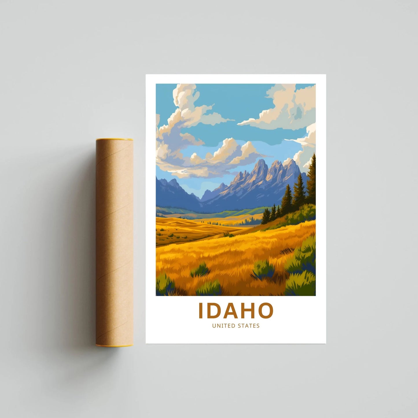 Idaho Travel Poster