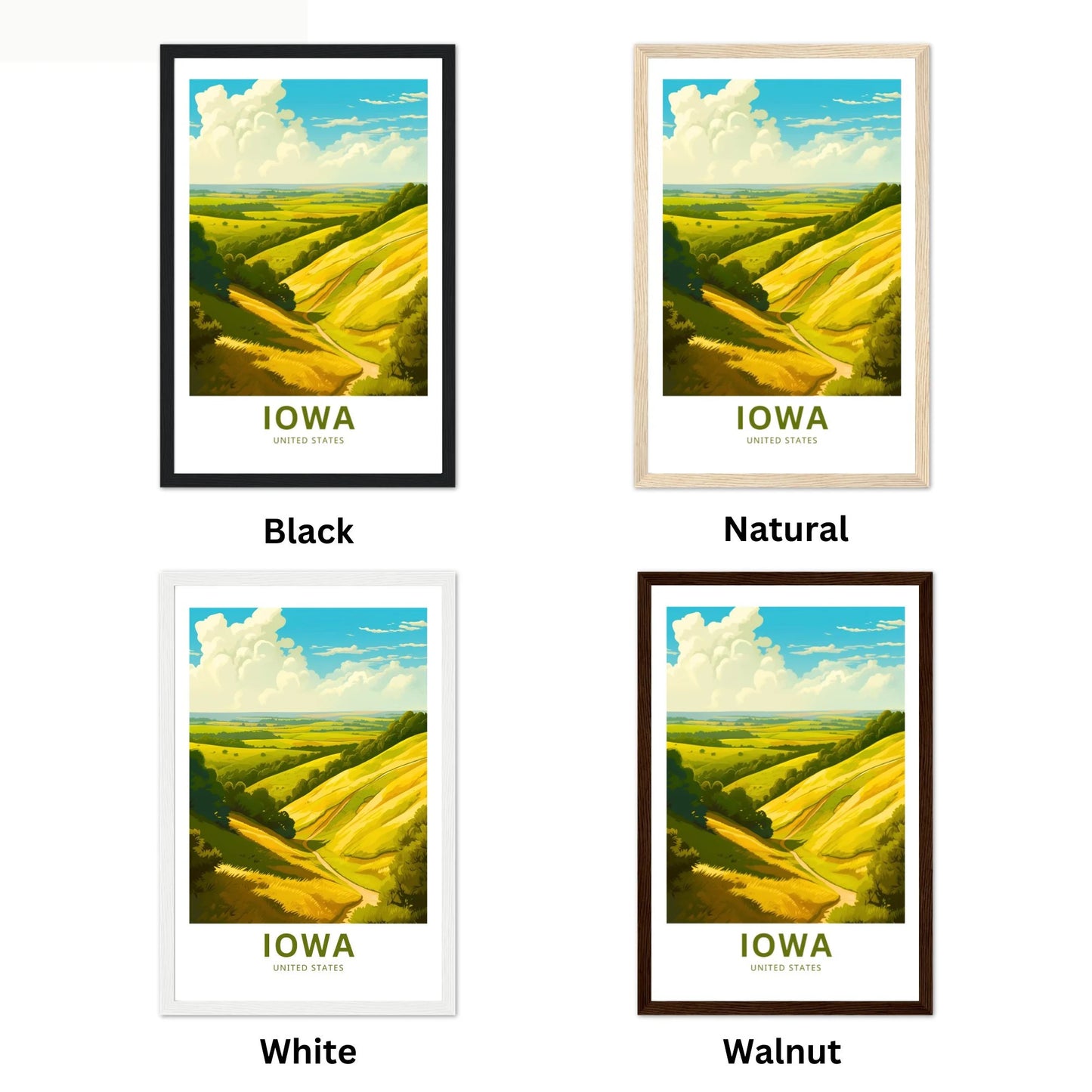Iowa Travel Poster