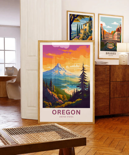 Oregon Travel Poster