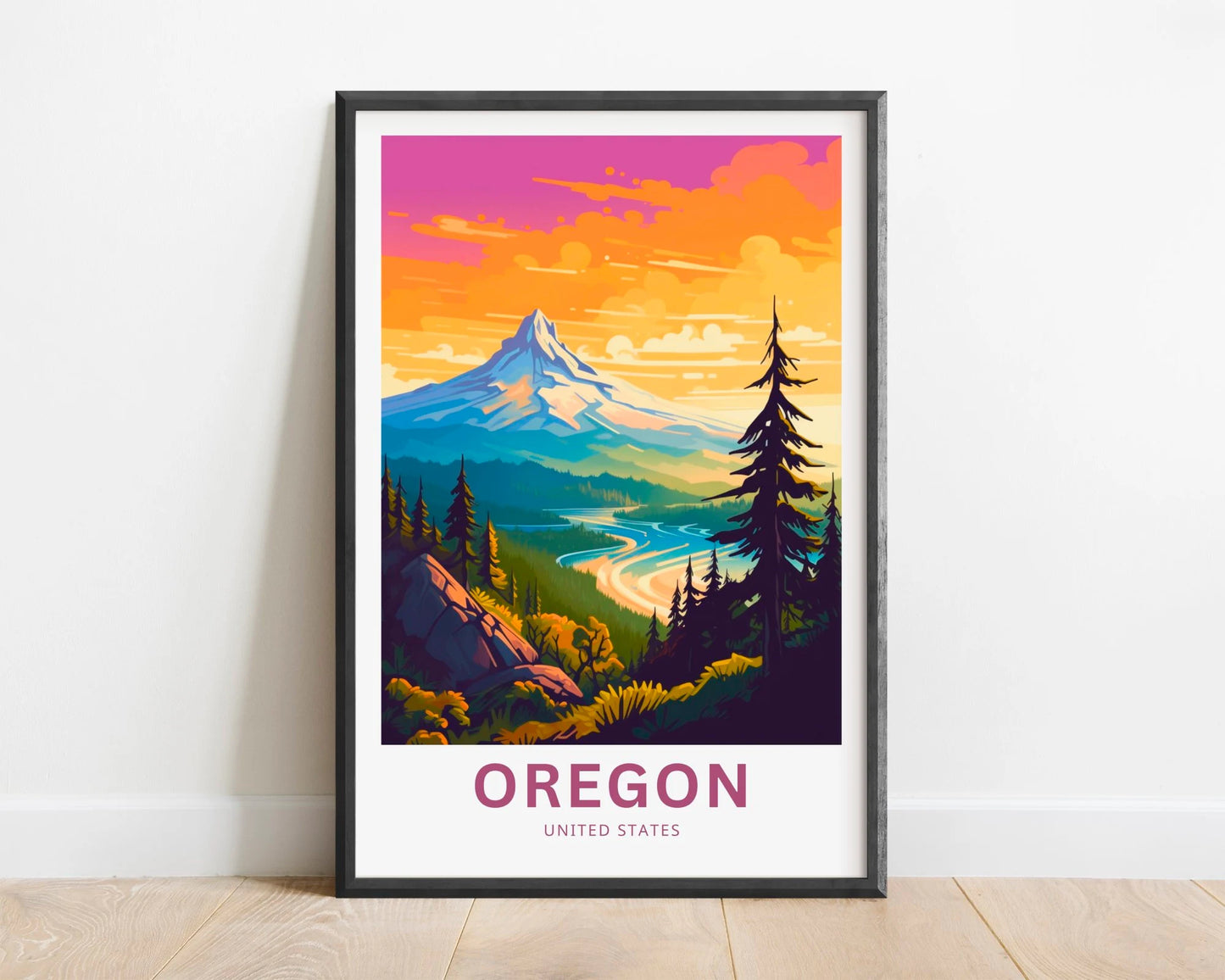 Oregon Travel Poster