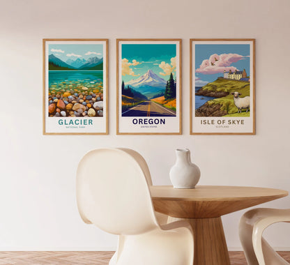 Oregon Travel Poster