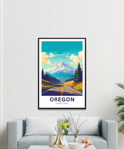 Oregon Travel Poster