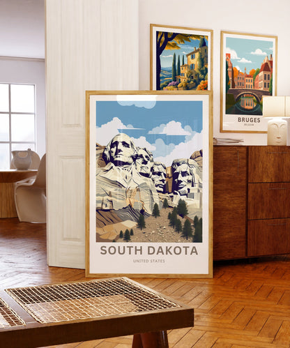 South Dakota Travel Poster