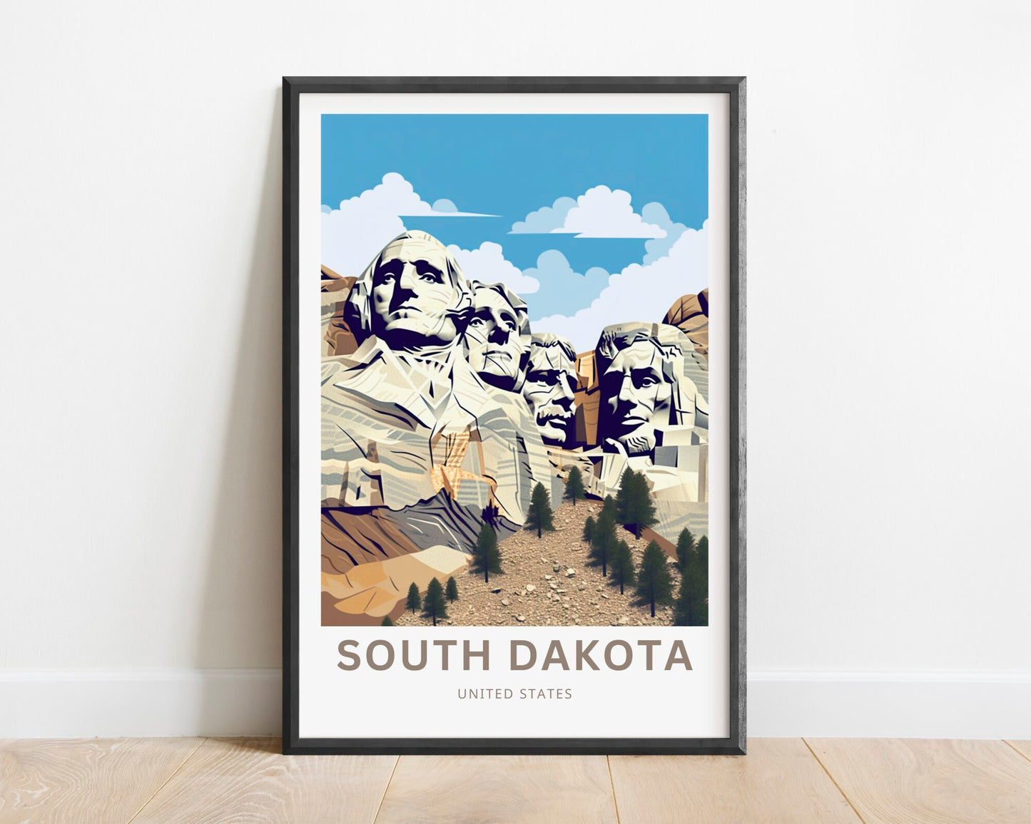 South Dakota Travel Poster