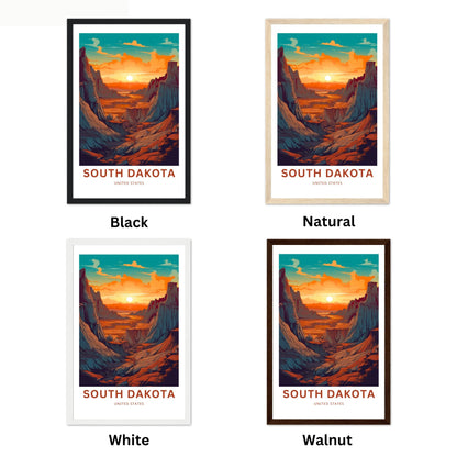 South Dakota Travel Poster