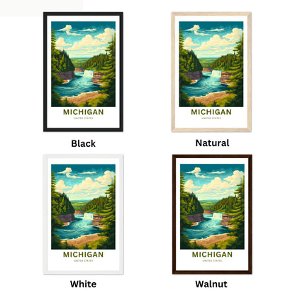 Michigan Travel Poster