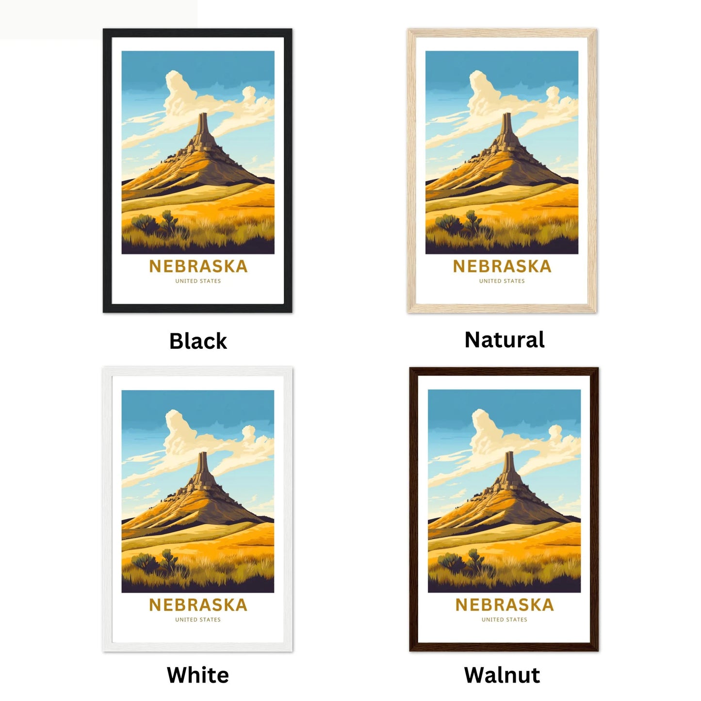 Nebraska Travel Poster