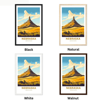 Nebraska Travel Poster