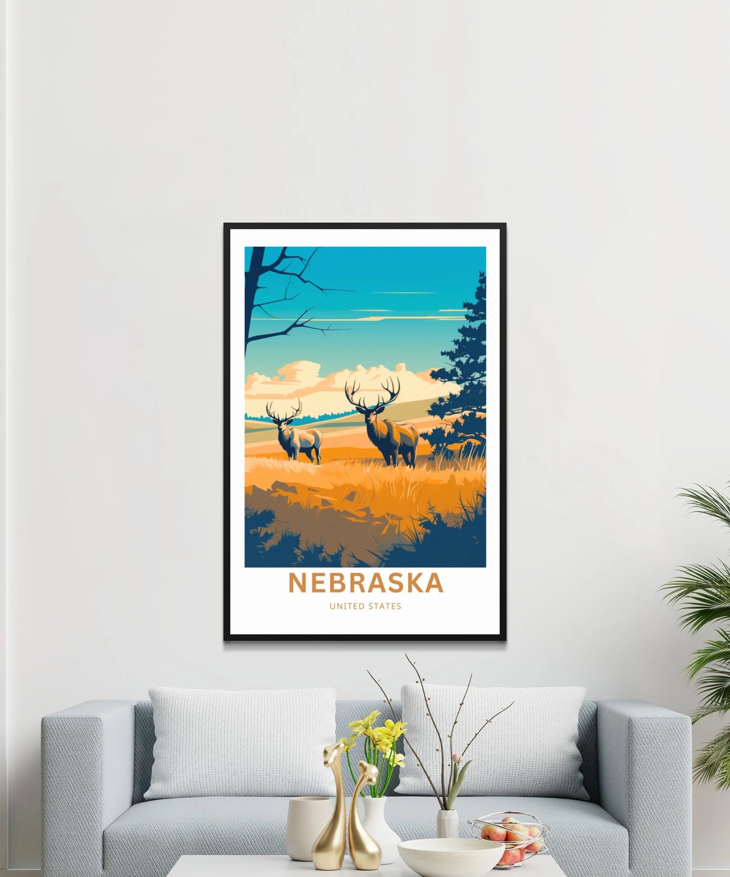 Nebraska Travel Poster