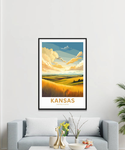 Kansas Travel Poster