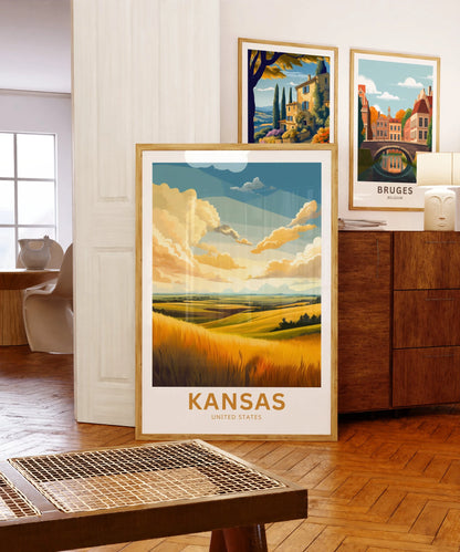 Kansas Travel Poster