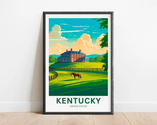 Kentucky Travel Poster