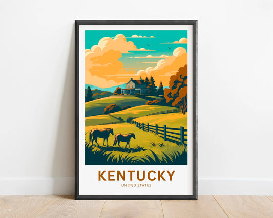 Kentucky Travel Poster
