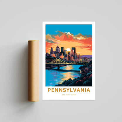 Pennsylvania Travel Poster