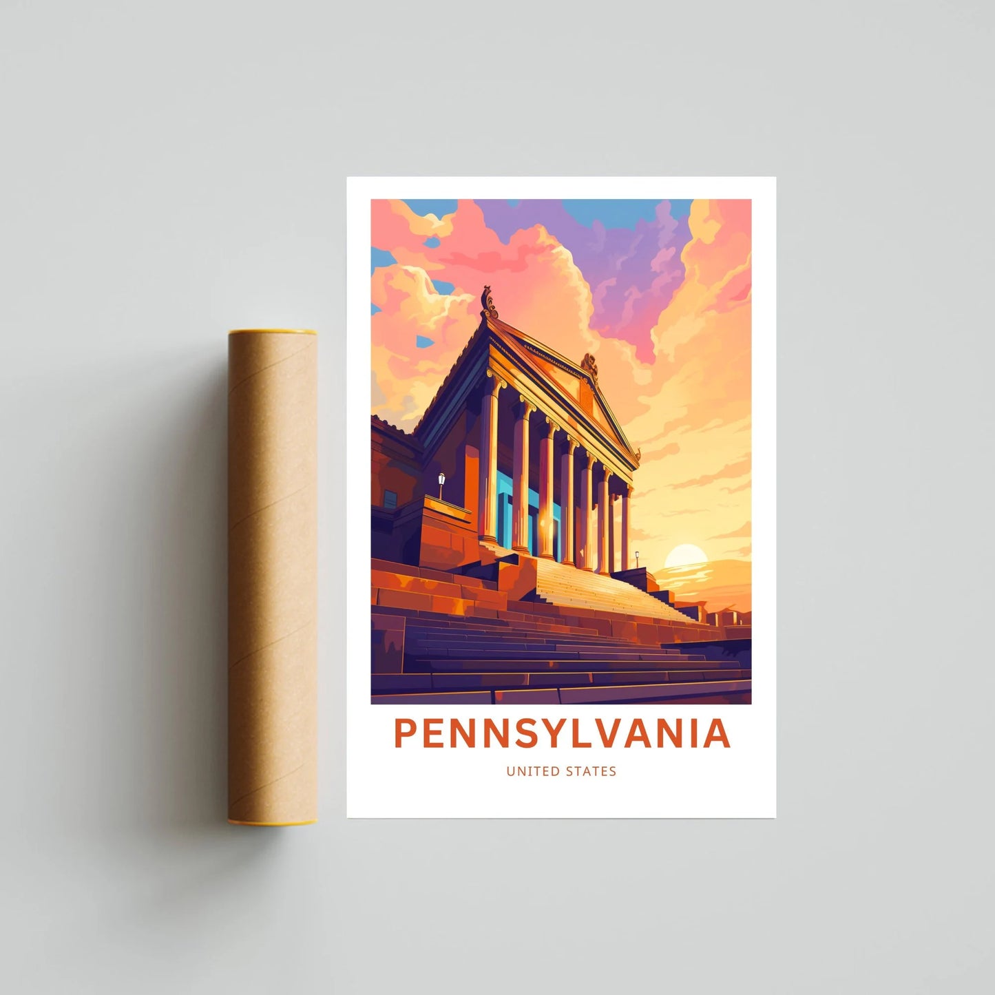 Pennsylvania Travel Poster