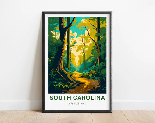 South Carolina Travel Poster