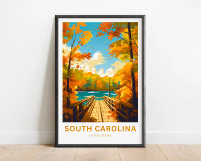 South Carolina Travel Poster