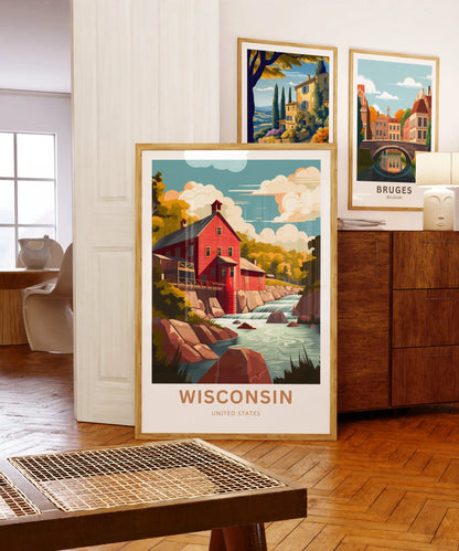 Wisconsin Travel Poster