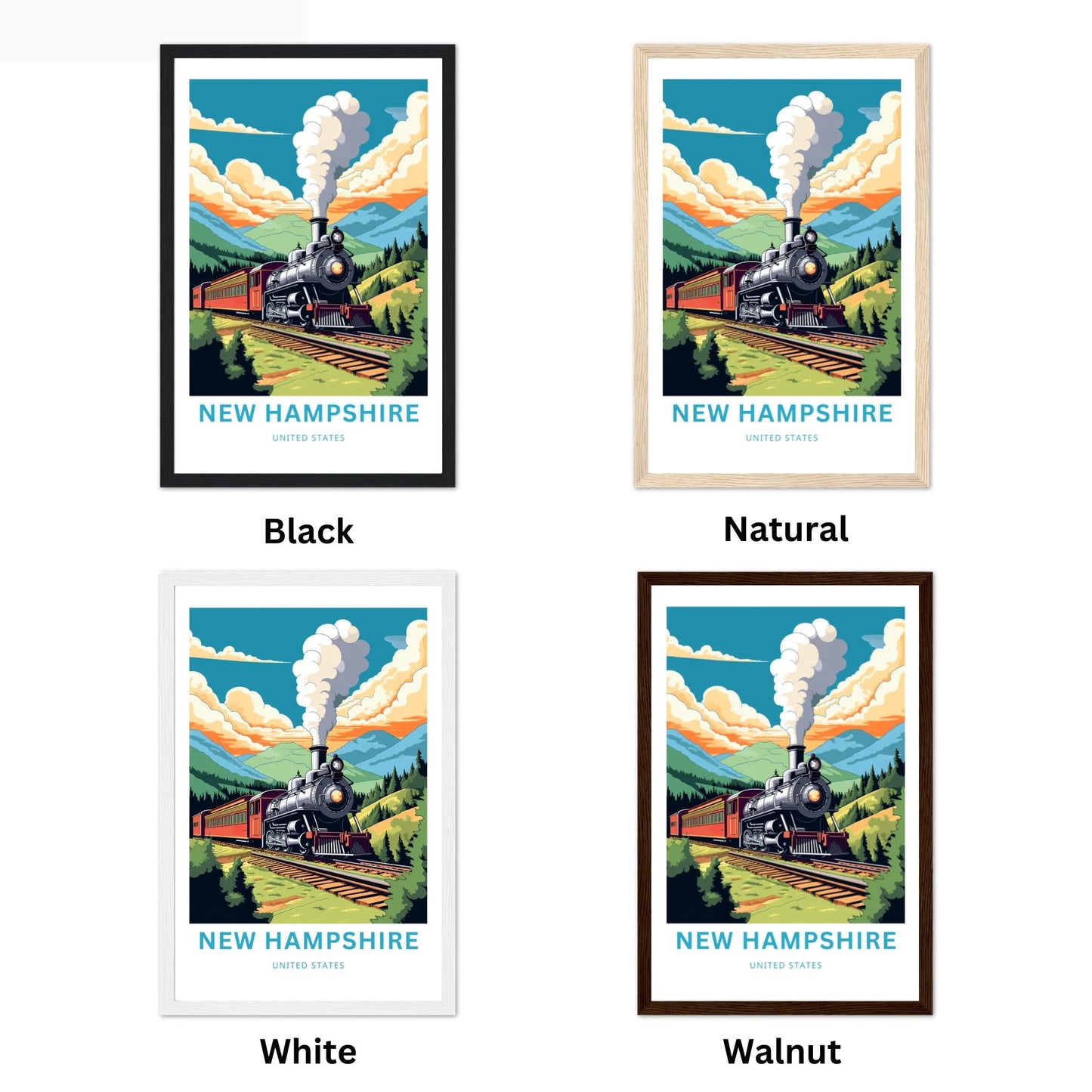 New Hampshire Travel Poster