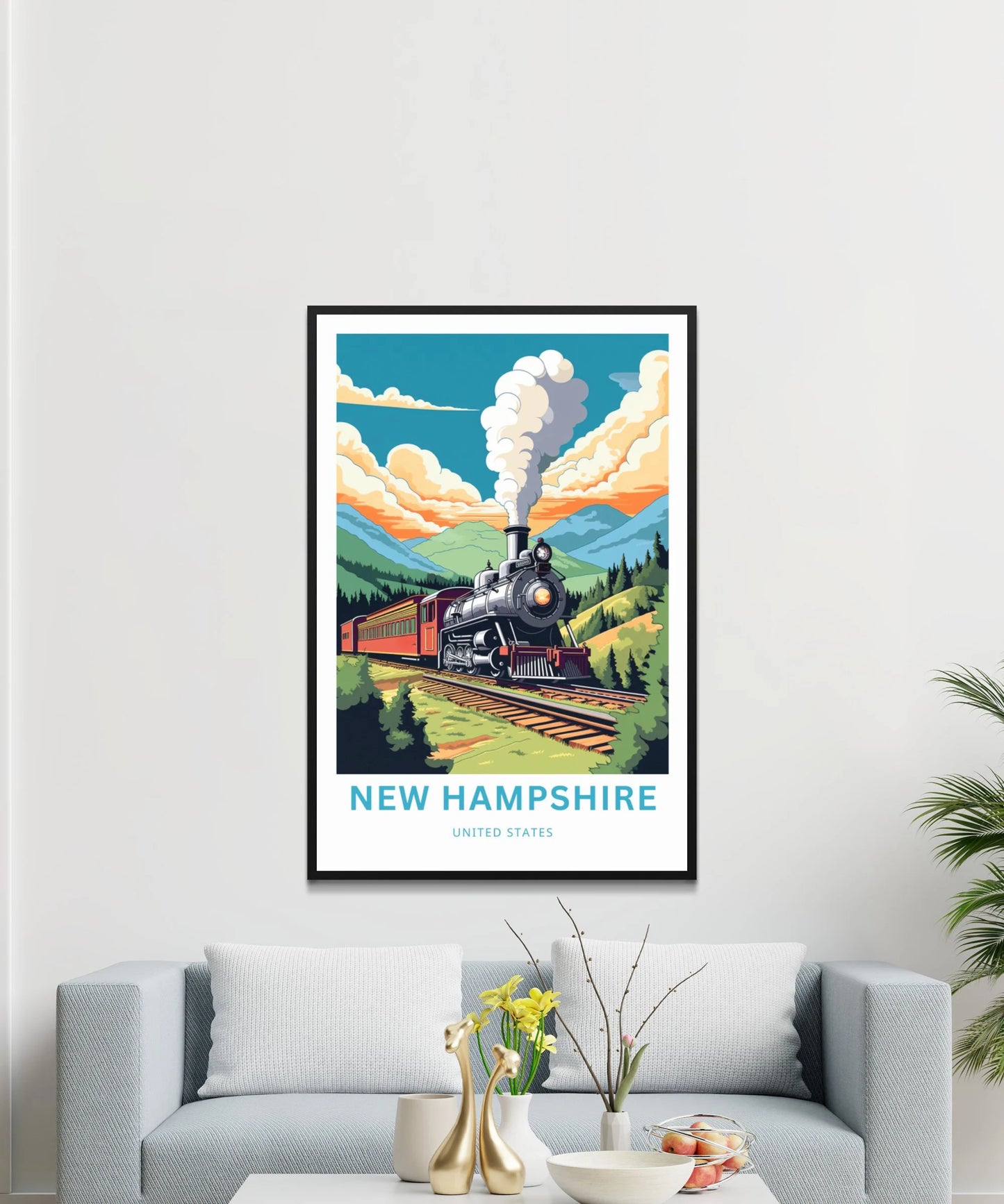 New Hampshire Travel Poster