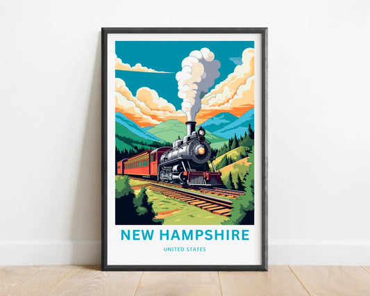 New Hampshire Travel Poster