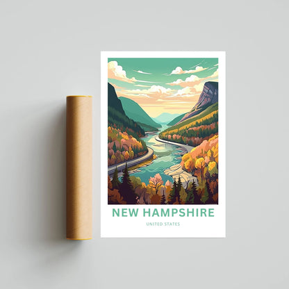 New Hampshire Travel Poster