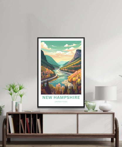 New Hampshire Travel Poster